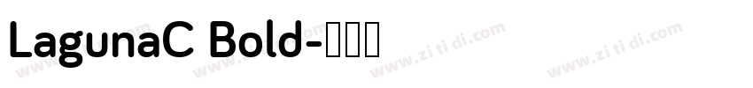 LagunaC Bold字体转换